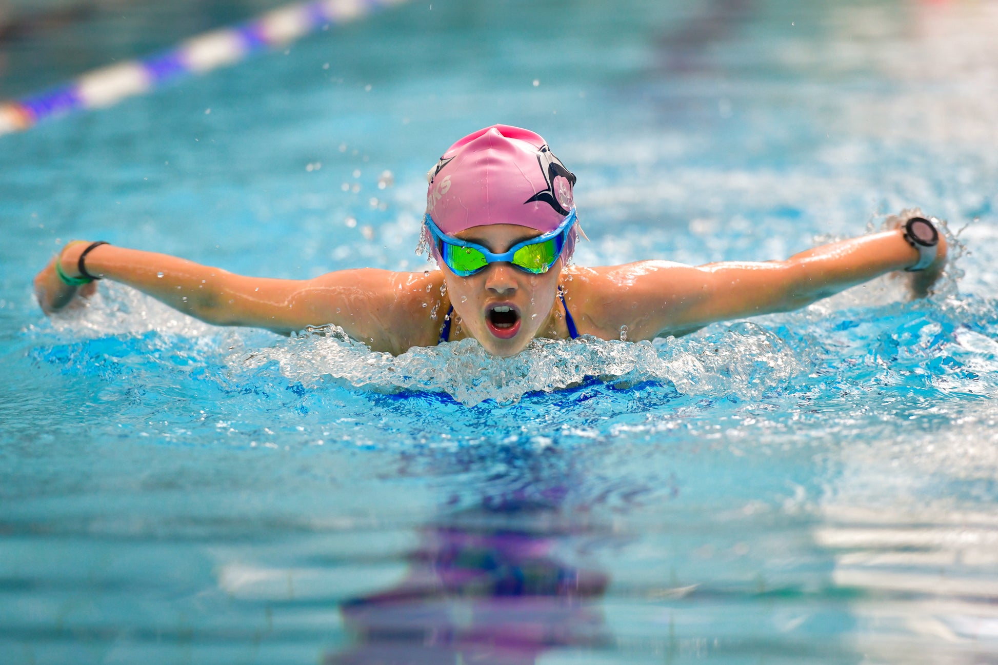 SHARKS - Goggles - Ultra Mirror Race Goggles - Blue