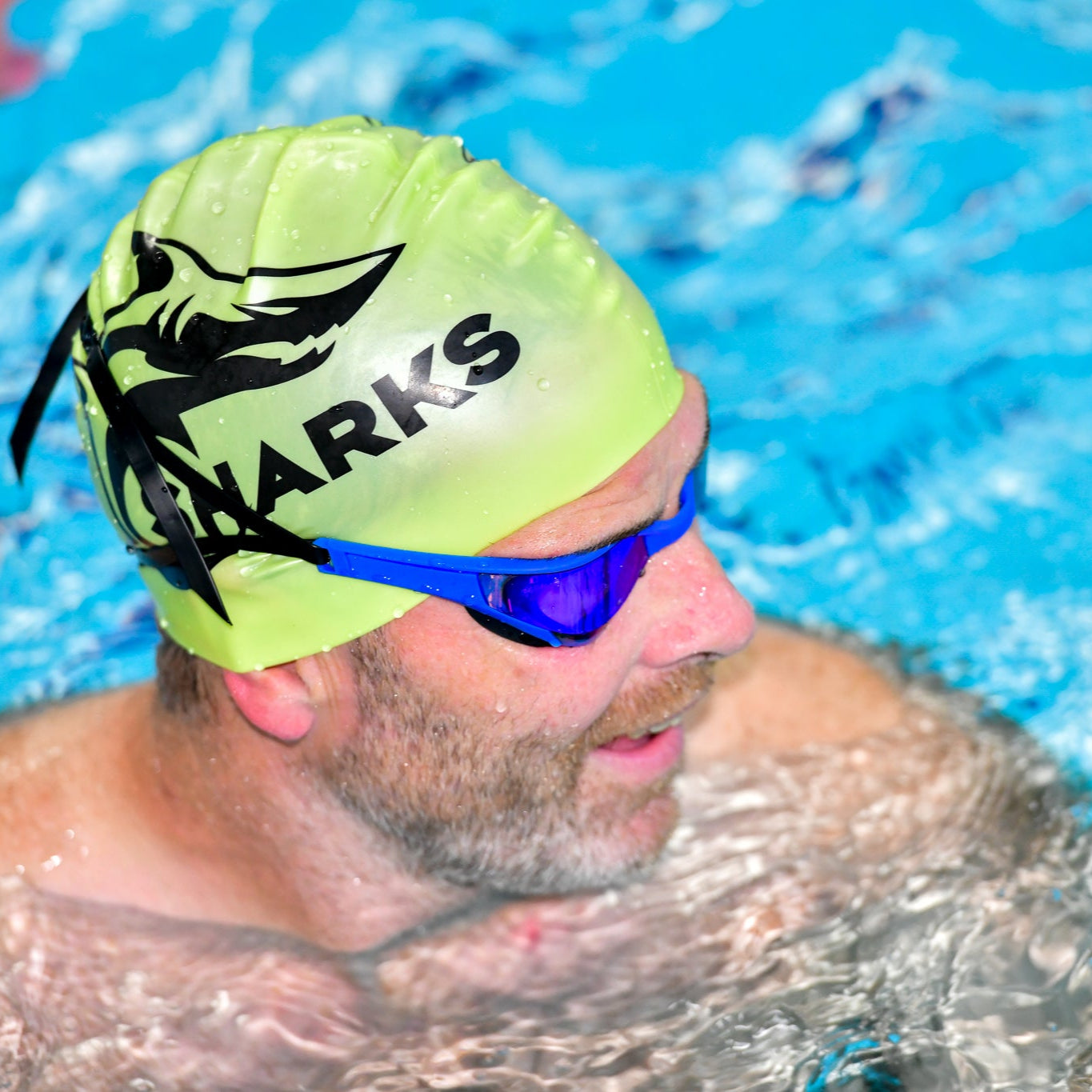 SHARKS - Goggles - Ultra Mirror Race Goggles - Dark Blue