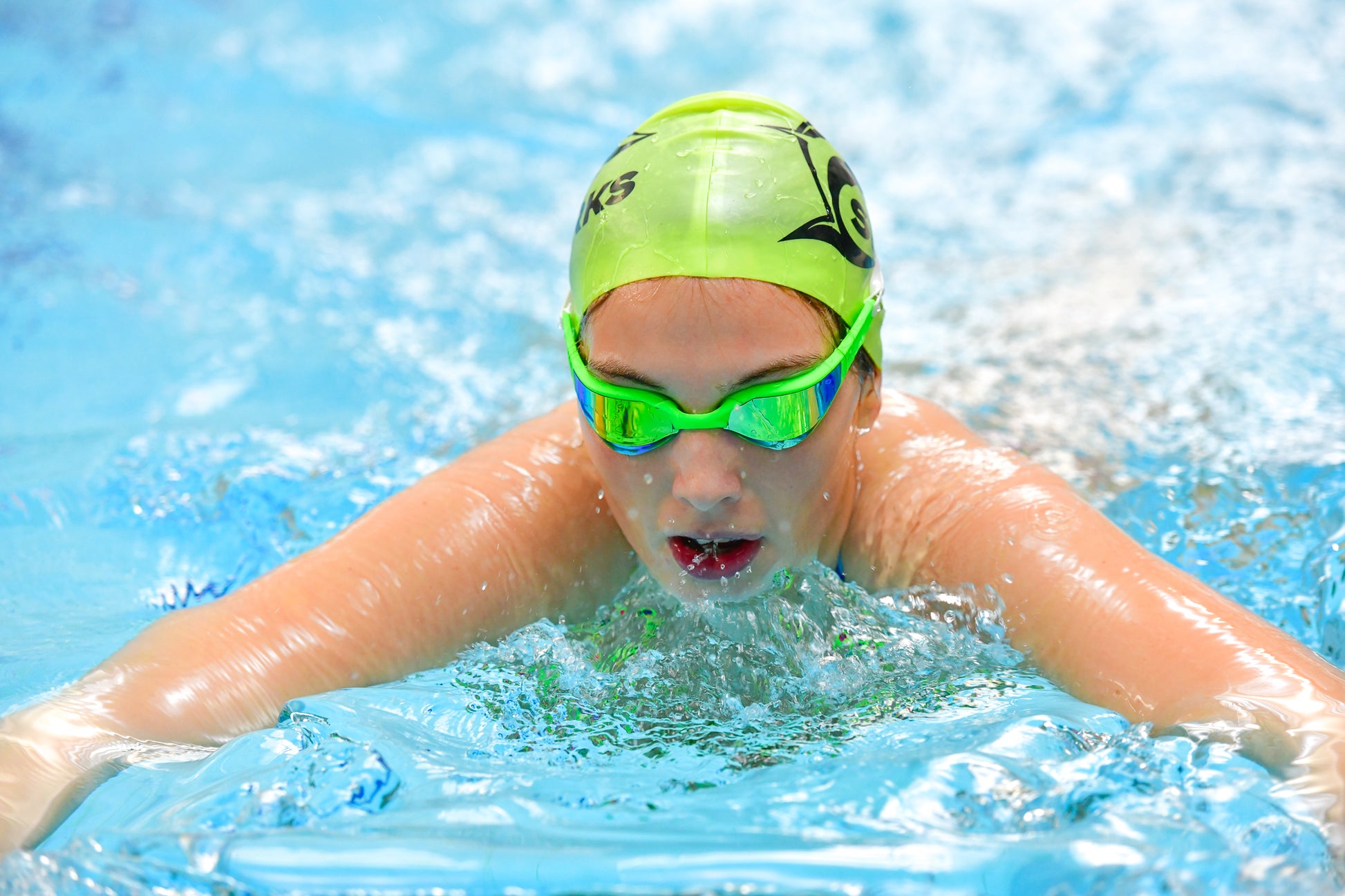 SHARKS - Goggles - Ultra Mirror Race Goggles - Green