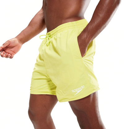 Speedo - Men's - Swim Shorts -  Essential 16'' Swim Shorts - Pastel Lime Green