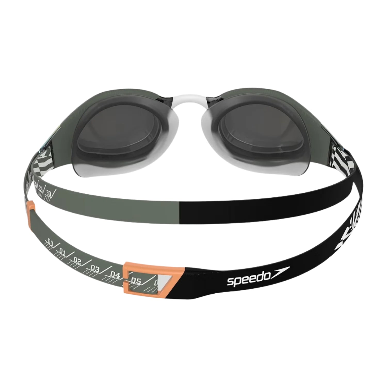 SPEEDO - Goggles - Hyper Elite Mirror Goggles - Green/Black/Orange