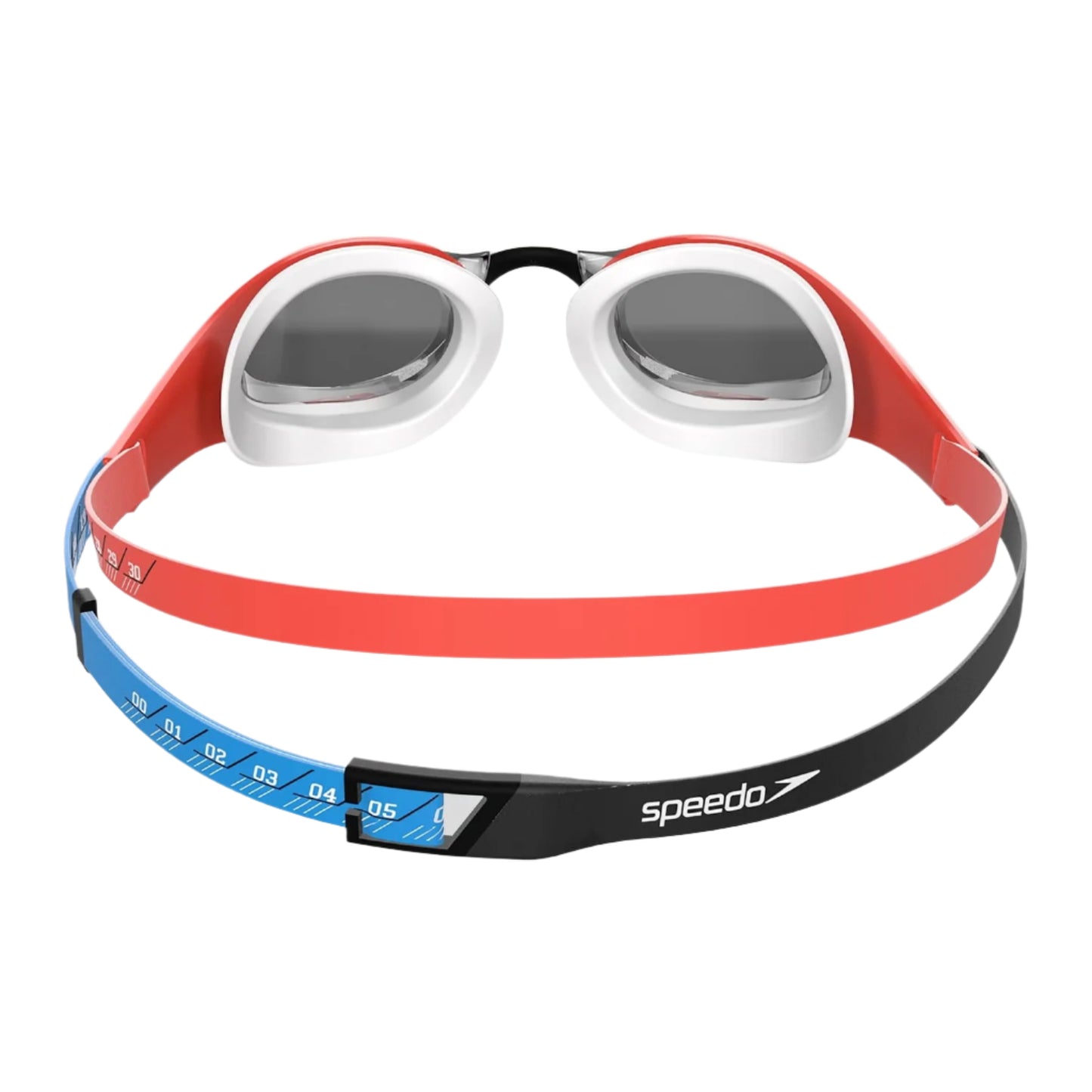SPEEDO - Goggles - Fastskin Pure Focus Mirror Goggles - Red/Black/White