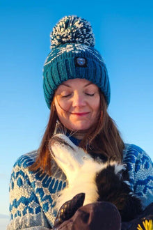 Swimzi - Hat - Nordic SuperBobble -  Teal Flora