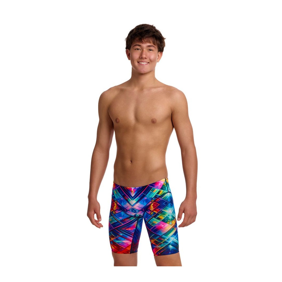 UNKY TRUNKS - Boy's Training Jammers - Firefly Sparkle