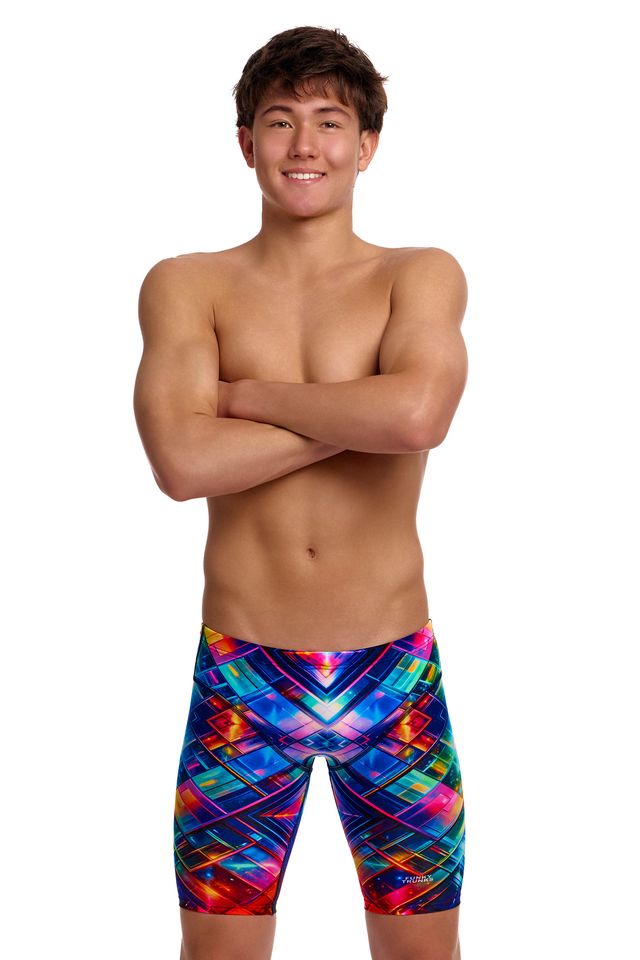 UNKY TRUNKS - Boy's Training Jammers - Firefly Sparkle