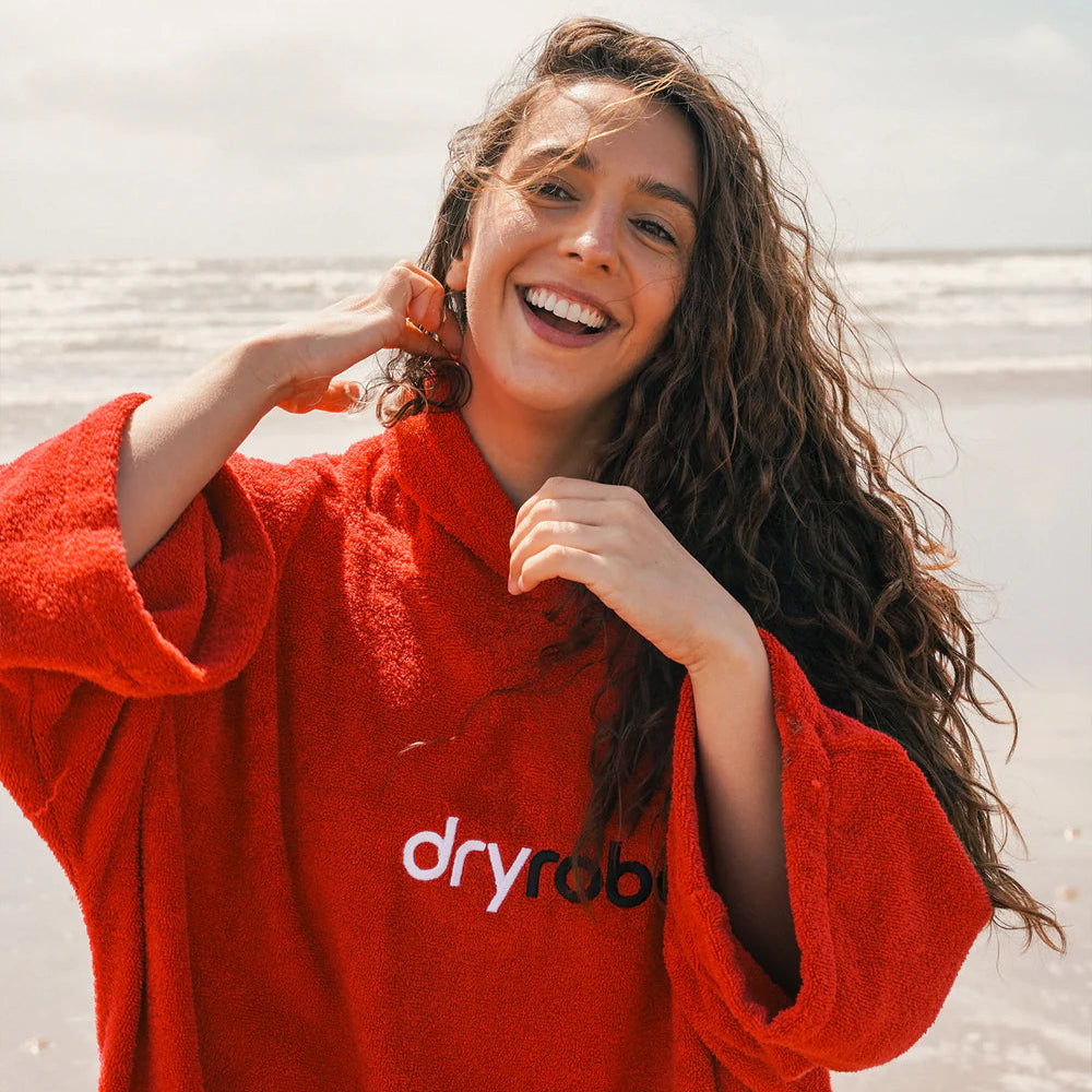 DRYROBE - Towel - Organic Towel - Red