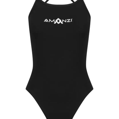 Amanzi - Womens-  Tie Back One Piece - Jet