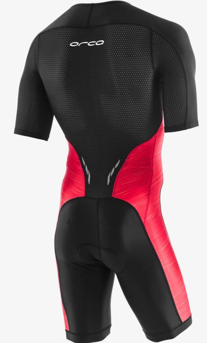 Orca - Mens - Core Long Sleeve trisuit - Black/red