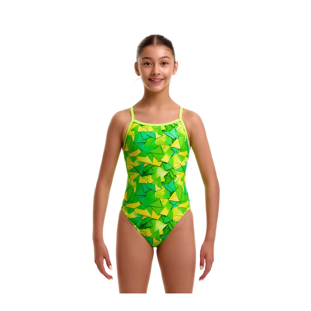 Funkita - Girls Swimsuit - Single Strap - One Piece - Try Tonic