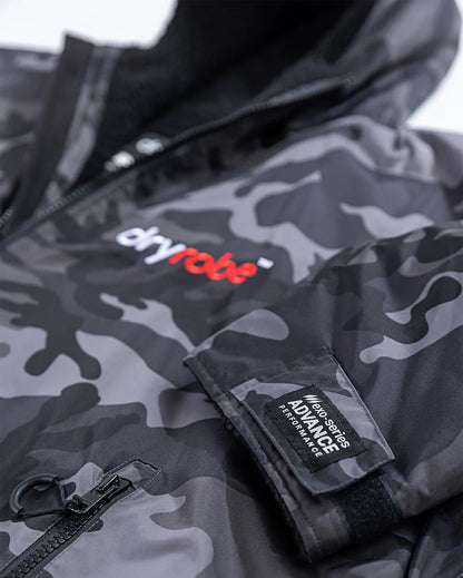 DRYROBE - Coat - Advance Long Sleeve - Black Camo/Black