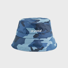 DRYROBE- hats- Fleece Lined Bucket Hat - blue camo/grey
