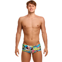 Funky Trunks - Mens Swimsuit - Sidewinder Trunks - Smash Mouth