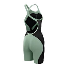 Speedo - Womens - Fastskin LZR Pure Intent 2.0 - Openback Kneeskin - Green/Black