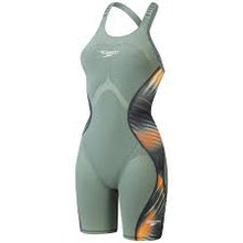 Speedo - Womens - Fastskin LZR Pure Intent 2.0 - Openback Kneeskin - Green/Orange