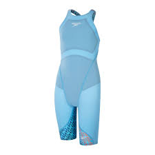 Speedo - Girls Kneeskin -  Fastskin LRZ Ignite - Blue/Red
