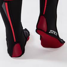 Zone 3 - Unisex - Neoprene Swim Sock - Black/Red
