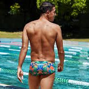 Funky Trunks - Mens Swimsuit - Sidewinder Trunks - Jungle Town 