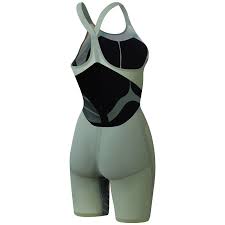 Speedo - Womens - Fastskin LZR Pure Valor 2.0 - Openback Kneeskin - Green/Orange