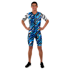 Zoot - Mens - LTD Tri Aero FZ Racesuit - Blue/White