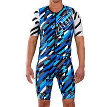 Zoot - Mens - LTD Tri Aero FZ Racesuit - Blue/White