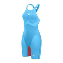 Speedo - Womens - Fastskin LZR Pure Valor 2.0 - Openback Kneeskin - Blue/Red