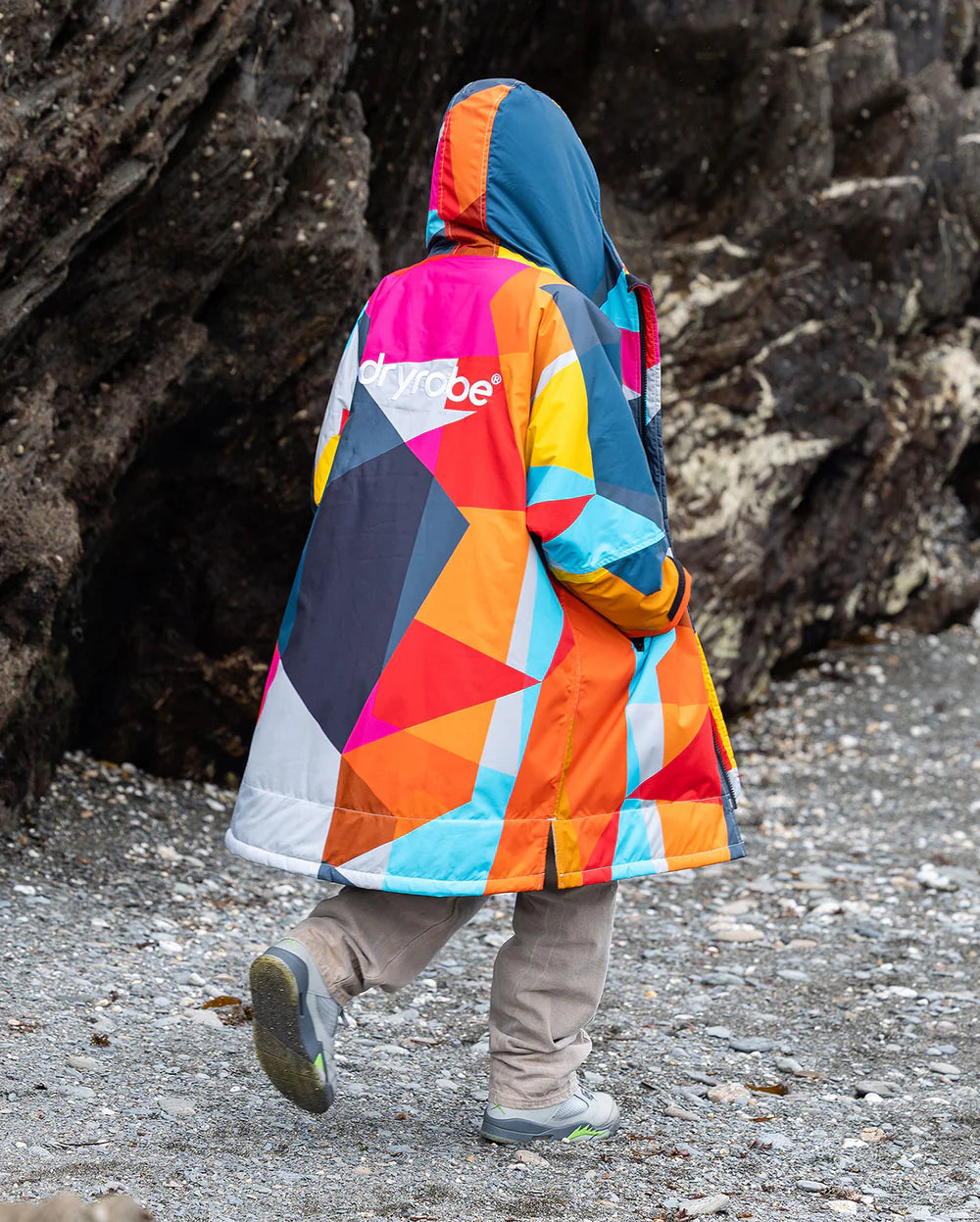Dry robe- Kids-  Advance Long Sleeve - Abstract Print