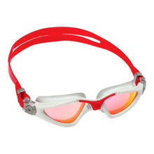 Aquasphere - Kayenne - Swim Goggles - Grey and Red - Red Titanium Mirrored Lens