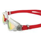Aquasphere - Kayenne - Swim Goggles - Grey and Red - Red Titanium Mirrored Lens