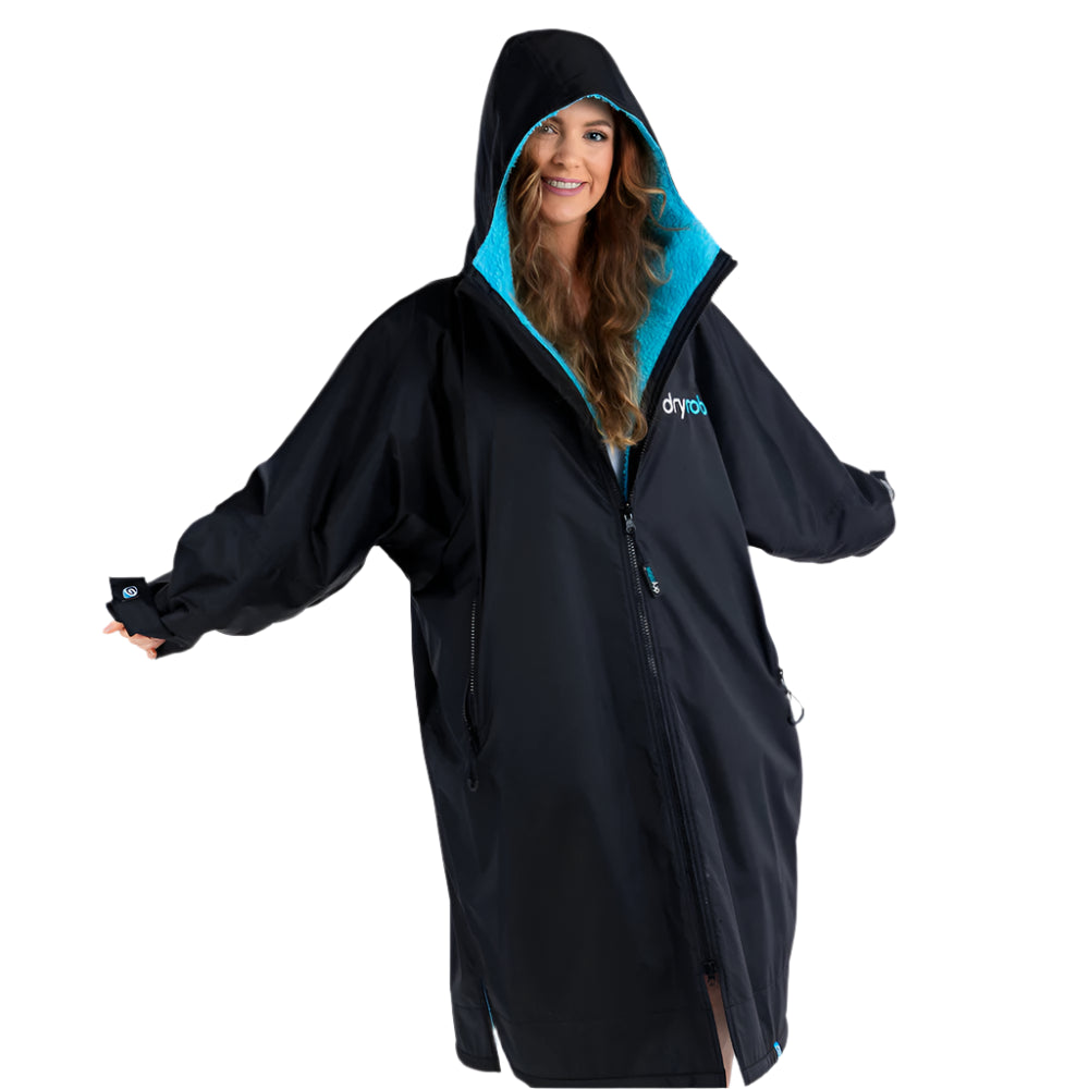 DRYROBE - Coat - Advance Long Sleeve - Black/Blue