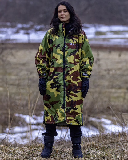 DRYROBE - Coat - Advance Long Sleeve - Camo/Grey