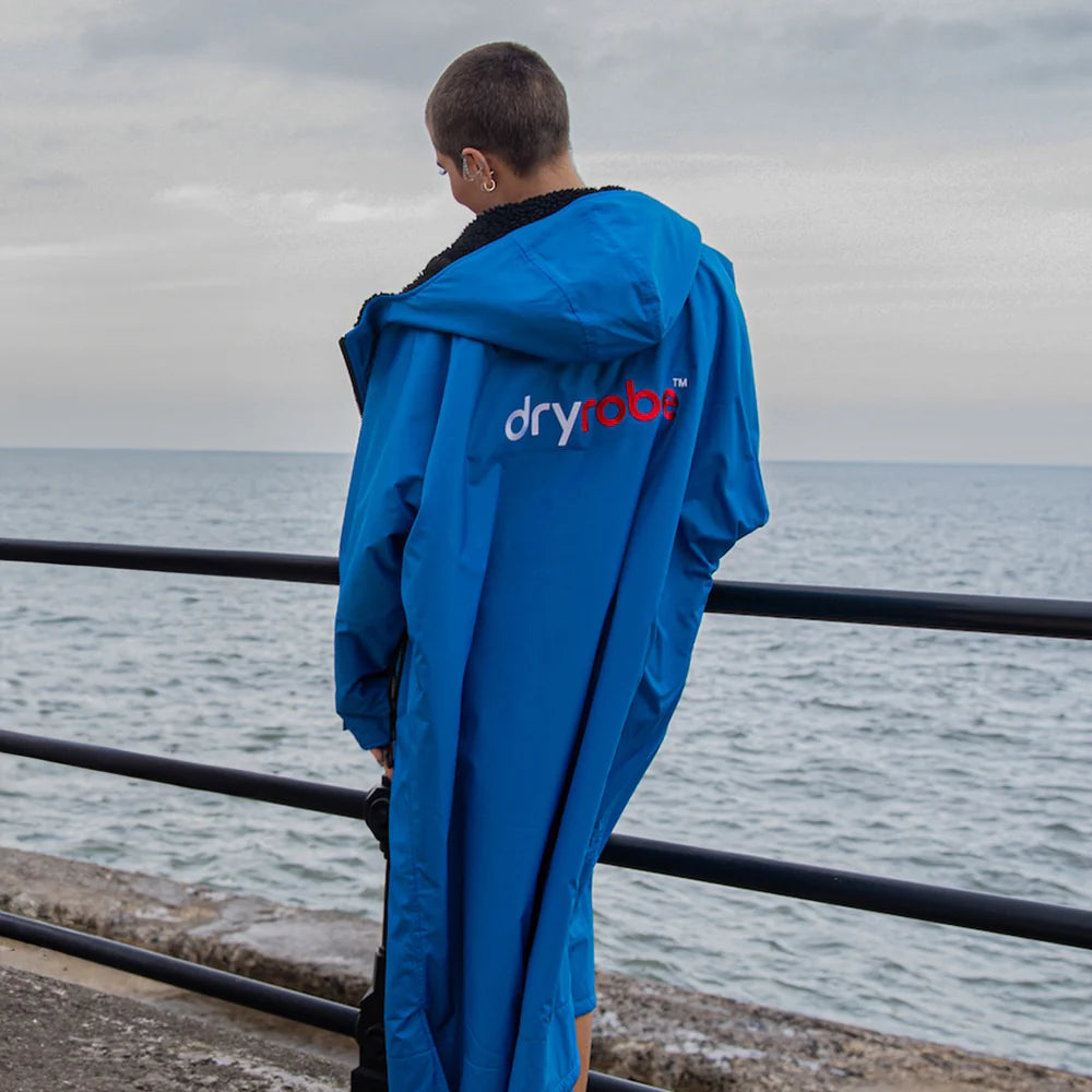 DRYROBE - Coat - Advance Long Sleeve - Cobalt Blue/Black