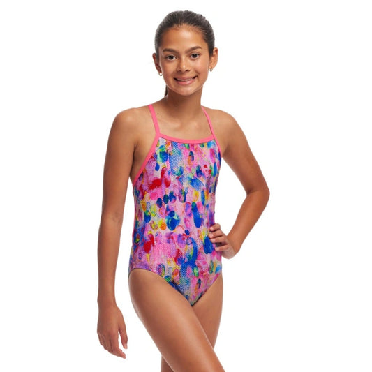 Funkita - Girls Swimsuit - Tie Me Tight- One Piece- Smudge buddy
