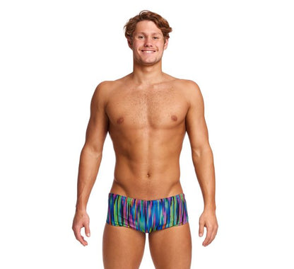 Funky Trunks - Mens Swimsuit - Sidewinder Trunks - Rain Down
