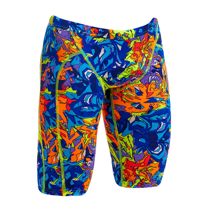 Funky Trunks - Boys Swimsuit - Training Jammers - Mixed Mess 
