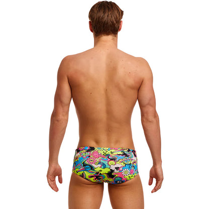 Funky Trunks - Mens Swimsuit - Sidewinder Trunks - Smash Mouth