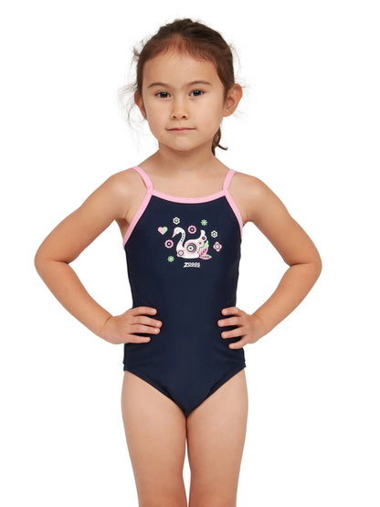 ZOGGS -Girls -  Classicback Swimsuit - Daydream