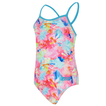 ZOGGS -Girls -  Yaroomba Floral - One Piece Swimsuit - Gala