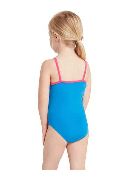 ZOGGS -Girls -  Classicback Swimsuit - Little Dino