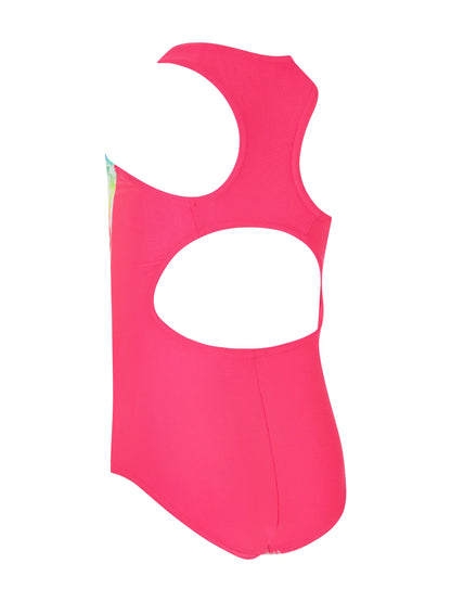 ZOGGS -Girls -  Actionback One Piece Swimsuit -  Rainbow Haze