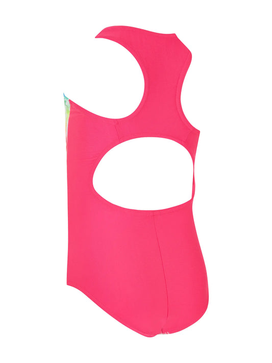 ZOGGS -Girls -  Actionback One Piece Swimsuit -  Rainbow Haze