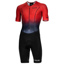 Huub - Mens - Commit Long Sleeve trisuit - Black/Red