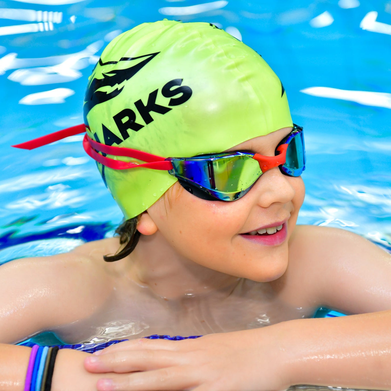 SHARKS - Goggles - Elite Mirror Race Goggles - Red