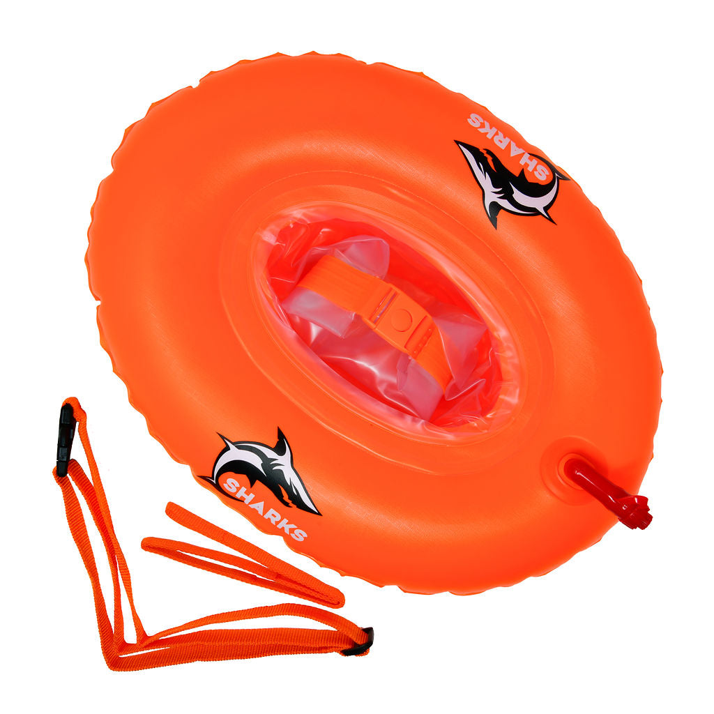 Sharks - Tow Float Donut  - Orange