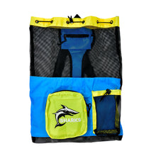 Sharks - Mesh Bag - Blue/Yellow