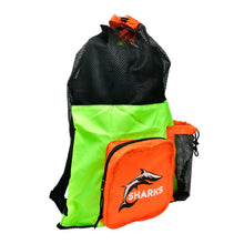 Sharks - Mesh Bag -Orange/Yellow