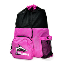 Sharks - Mesh Bag - Pink/Black
