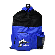 Sharks - Mesh Bag - Blue/Black