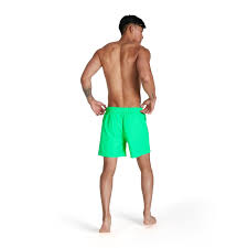 Speedo - Men's - Swim Shorts -  Essential 16'' Swim Shorts - Lime Green 