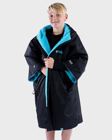DRYROBE - Kids - Coat -  Black Blue Easy-Fit Kids Advance Changing Robe