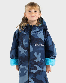 DRYROBE - Kids - Coat -  Blue Camo Blue Kids Advance Changing Robe